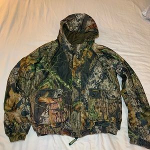 Boys Remington reversible tree camo/brown insulated jacket